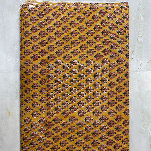 Respirant 100% coton main bloc imprimé tissu artisanal Jaipur patrimoine traditionnel écologique bloc impression coton tissu - Product Image 1