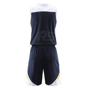 Solid Color Quick Dry Tackle Twill <b>Basketball</b> Uniform Sportswear Youth <b>Clothing</b> <b>Basketball</b> Uniform - Product Image 3
