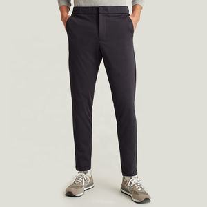 Respirant Logo personnalisé 90% Nylon 10% Spandex extensible dans les quatre sens Slim Fit Sports Golf Zipper Pants Pantalons pour hommes - Product Image 1