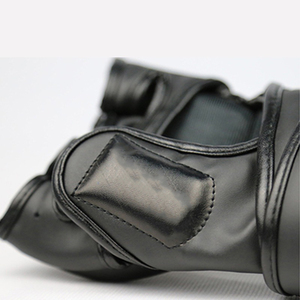 Guantes de Kick Boxing MMA Unisex, Material PU, Cierre de Gancho y Bucle, Absorción de Humedad, Transpirables, Soporte para Muñeca, Acolchados con Absorción de Impactos - Product Image 4