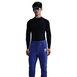 กางเกงวอร์มเทคฟลีซผู้ชาย สีม่วง น้ำหนักเบา อุ่นสบาย เหมาะสำหรับออกกำลังกาย ทรงเข้ารูป สไตล์พรีเมียม สตรีทแวร์ แอคทีฟแวร์ - Product Image 3