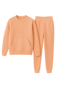 Ensemble de survêtements pour hommes en tissu polaire de coton de haute qualité, logo personnalisé, deux pièces, jogging, tenue de sport, coupe régulière, hiver - Product Image 6