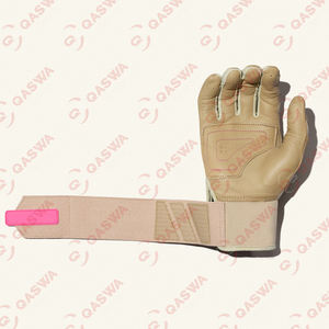 Gants de frappeur de baseball en cuir de vachette 100% originaux avec impression de logo personnalisé respirant durable et OEM disponible - Product Image 4