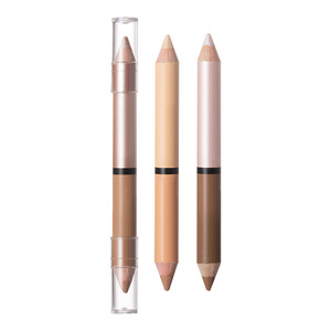 OEM Waterproof Vegan Double Head Concealer Creamy <b>Bronzer</b> and Highlighter Pencil - Product Image 4