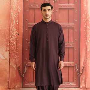 Conjuntos de Shalwar Kameez Pakistaníes de Moda Casual de Invierno, Última Tendencia, Ropa para Bodas y Eid, Transpirable, de Poliéster/Algodón - Product Image 4