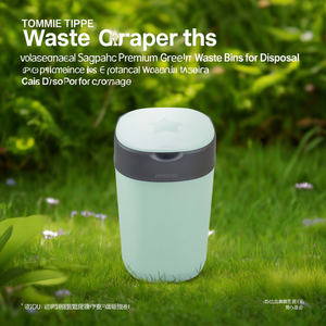 Poubelle à couches TOMMEE TIPPEE Sangenic Green, bacs à déchets de qualité supérieure pour l'élimination des couches - Product Image 3