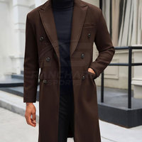 Manteau classique pour homme - Duvet de canard gris de haute qualité, écologique, 65 % de duvet, avec garniture en fourrure respirante à séchage rapide, personnalisable