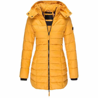 Veste longue matelassée pour femme North Face, vêtements d'hiver pour le ski, veste thermique en duvet de luxe, vestes matelassées pour femme avec capuche ajustable