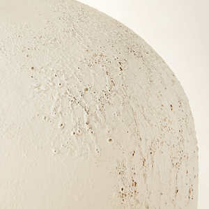 Textured <b>White</b> Terracotta <b>Floor</b> <b>Vase</b> 31" - Product Image 2