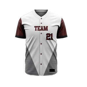 Uniforme de béisbol en blanco totalmente personalizado escape de secado rápido puede ser pequeño uniforme de béisbol cuantitativo al por mayor - Product Image 5