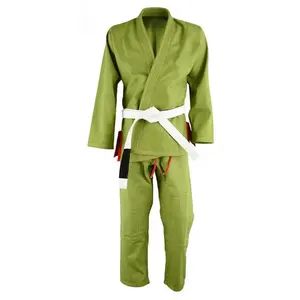 100% Cotton Fabric Good Quality Martial Arts Uniform Custom Logo Two Piece Set Karate jiu jitsu Suits - Product Image 5