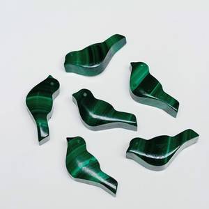 อัญมณีแกะสลักรูปนกมรกต2-5ชิ้นอัญมณีทำมือสำหรับการออกแบบเครื่องประดับ - Product Image 2