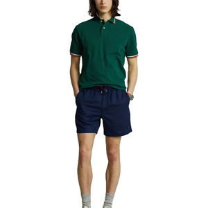Marque à la mode Shorts décontractés hommes poche de sport solide cordon pantalons courts Shorts été poche mince - Product Image 1