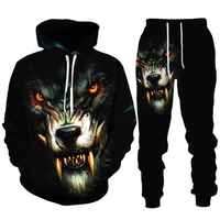 Conjunto Deportivo de Otoño Personalizado con Estampado 3D y Bordado, Sudadera con Capucha y Pantalones de Forro Polar para Hombre y Mujer, 2 Piezas, Estilo Hip Hop, Urbano, Holgado e Informal