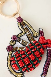 Breloques de sac brodées de perles, fabriquées à la main avec des perles de rocaille, pendentifs de sac, accessoires de broderie de perles faits à la main - Product Image 3