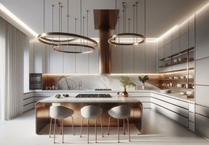 OEM Laque gris blanc très brillante économique MDF armoire de cuisine <span class=keywords><strong>micro</strong></span>-ondes intégrée directement en usine pour les projets d'armoires de cuisine - Product Image 4