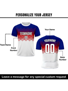 Maillots de football d'entraînement pour jeunes adultes Impression par transfert de chaleur de haute qualité Conception personnalisée Uniforme de football unisexe Respirant Rapide - Product Image 2