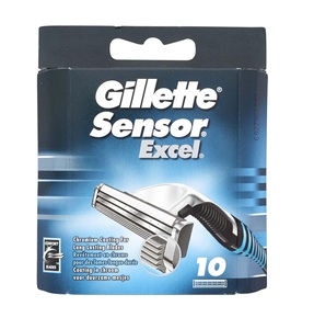 Lames de rasoir pour homme Sensor, triple lame, manche en bois, paquet de 10 - Product Image 6