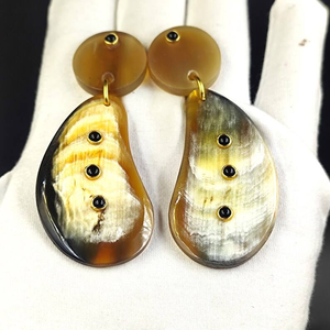 Fashionable Handmade Horn <b>Earrings</b> for Everyday Wear Product Manufacturer From India by glowin <b>fashion</b> - Product Image 1