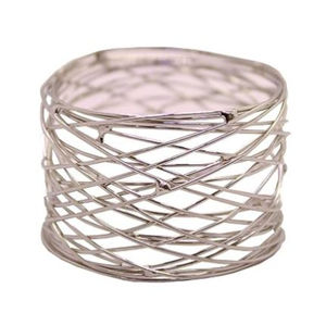 Servilletero de Metal Vintage, servilletero de plata, decoración del hogar, soporte para pañuelos, accesorios para servilletas de Indian Metal World - Product Image 1