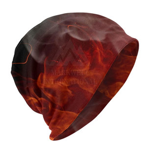 High Quality Custom Made Design Winter Jacquard Beanies Hats Lightweight Outdoor Wear Image Style Unisex Adults - Product Image 5