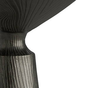 Mesa auxiliar de aluminio antiguo moderno tapa redonda hecha a mano de metal fundido para muebles de sala de estar y dormitorio - Product Image 3