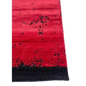 Alfombra Kavi de Lana y Seda de Bambú Anudada a Mano, Diseño Abstracto Rojo Naranja Teoría del Caos, Rectangular para el Hogar, Pasillo, para Adolescentes - Esk-328 - Product Image 4