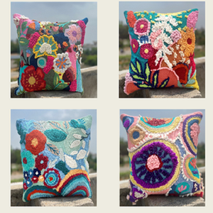 Oreiller perlé au design élégant d'excellente qualité pour canapé salon orné de perles disponible pour l'exportation depuis l'Inde - Product Image 4