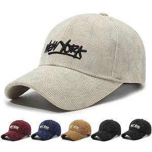 Chapeau personnalisé à 5 panneaux Casquettes de baseball 100% coton Papa Personnaliser les chapeaux et casquettes de sport à la mode Casquette avec logo brodé - Product Image 3