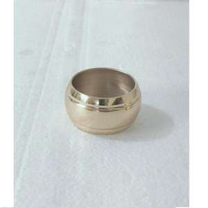 Ensemble de 4 anneaux de serviette en feuille d'or, style mariage, faits à la main, modernes, écologiques, décor de manchette de serviette, porte-serviettes, prix bas - Product Image 6