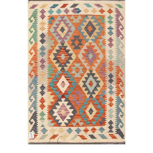 พรมกิลิมไมมาณา อัฟกานิสถาน ขนาด 149 x 100 ซม. พรมและชุดพรมแบบดั้งเดิมของชาวอัฟกัน - Product Image 1