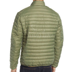 Wholesale Custom <b>Men</b> Winter Cotton Filled Puffer Jacket Stand Collar High Quality Quick Dry Breathable Fashion Style Plus Size - Product Image 2