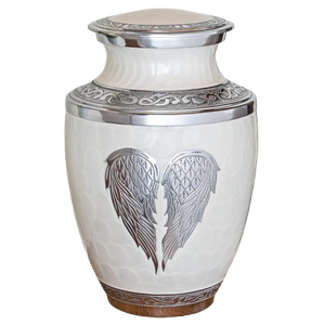 Jarrón de Mesa Moderno de Latón con Diseño de Cruz Cristiana, Hecho a Mano, con Acabado Mate, para Cenizas Humanas Adultas, Capacidad de 1-2L, para Uso Funerario - Product Image 5