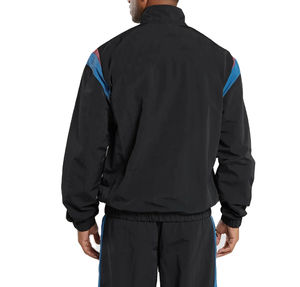 Survêtement coupe-vent pour homme de qualité supérieure avec logo personnalisé, veste en nylon et pantalon, fermeture éclair partielle, tenue de jogging pour sports de plein air - Product Image 4