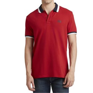 Polos para hombre, camisas de Golf para hombre de Corea, ropa de verano con estampado de rayas y botones, ropa de calle, camiseta de manga corta para hombre, polo - Product Image 1