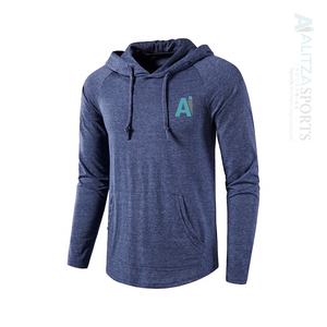 Sweat à capuche personnalisé en coton de qualité supérieure, vêtements de sport respirants avec logo élégant, yoga doux, coupe tendance - Product Image 5