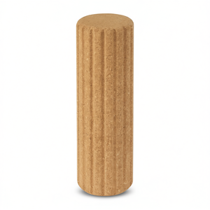 Rouleau de yoga en liège durable Trikona, gadgets écologiques en mousse pour la pratique du yoga - Product Image 3