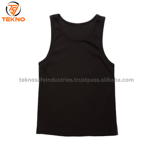 Unisex Quick Dry 100% Cotton <b>Tank</b> <b>Tops</b> <b>Black</b> <b>Men's</b> latest fashion whole sale made in Pakistan Blank Promotion Bulk Clothing - Product Image 2