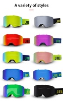 Vente en gros d'usine OEM Lunettes de motoneige et de snowboard polarisées Lunettes de soleil personnalisées anti-buée Uv400 Lunettes de neige magnétiques pour le ski