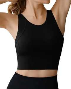 เสื้อครอปถักคอตตอนแขนกุดคอสูงลำลองสำหรับผู้หญิง2025ดีที่สุด - Product Image 1