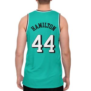 Conjunto de uniforme de baloncesto para hombre 2024, poliéster de alta calidad, logotipo personalizado, técnica de sublimación impresa, tallas para jóvenes y adultos, transpirable - Product Image 2