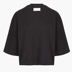 New Design Long Sleeve Blank Streetwear Cropped Tshirt Regular Fit Men's Clothing Cotton Custom Crop T Shirts - Product Image 4