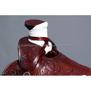 Western Ranch Saddle Tack Set Leather Wade pour l'équitation pour chevaux Tailles 14 "-18" Plusieurs couleurs disponibles - Product Image 3