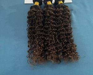 OEM Indian Remy Virgin Human <b>Hair</b> Bundles Straight <b>Body</b> <b>Wave</b> 100% Raw Donor <b>Hair</b> with Weave for Dyable/Bleachable Processing - Product Image 6