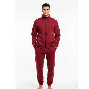Chándal hecho a medida para hombre, proveedor de fábrica OEM, ropa de gimnasio elegante al por mayor, ropa deportiva de moda informal para entrenamiento de jogging - Product Image 1