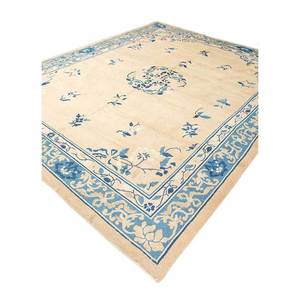 Tapis en laine noués à la main Pechino Gold Paem-463, motif floral classique pour grandes surfaces, pour salon et chambre, faits à la main, en PVC - Product Image 2