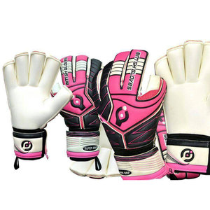 ถุงมือผู้รักษาประตูระบายอากาศได้ดีอุปกรณ์นิรภัยสำหรับฟุตบอลและฟุตบอลทำจากวัสดุ PU ออกแบบโลโก้ได้ตามต้องการ - Product Image 2