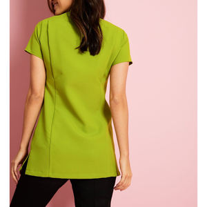 Tenue de travail uniforme pour esthéticienne, style tunique à un bouton, pour massage thaïlandais, spa, hôtel, réceptionniste de salon - Product Image 4