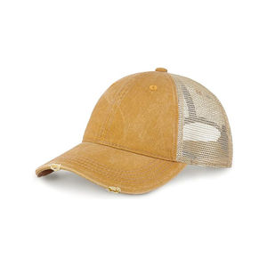 Casquette de baseball vintage non structurée en coton délavé et vieilli, réglable, pour sports de plein air, style camionneur - Product Image 6