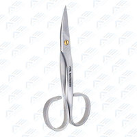 Ciseaux à cuticules professionnels en acier inoxydable, outil de manucure, coupe-ongles, éliminateur de peaux mortes, écologique, pour les ongles des doigts et des orteils